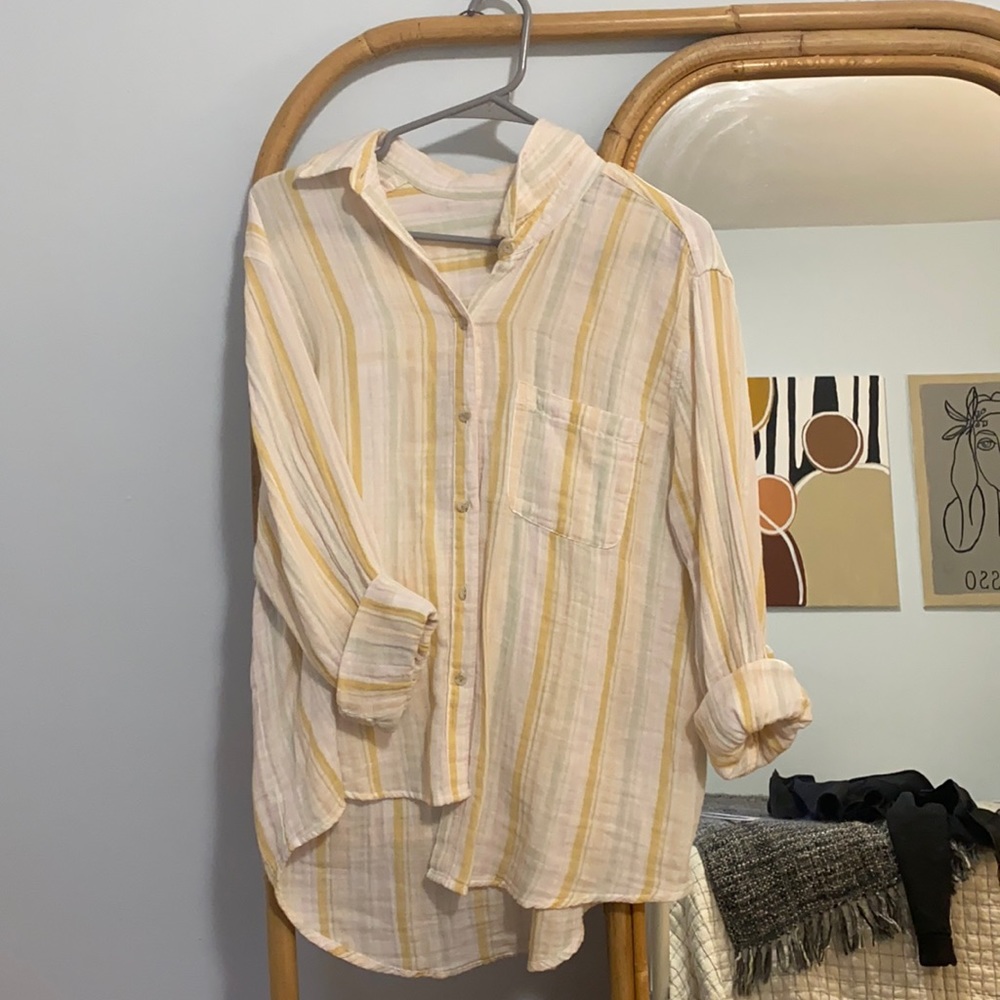 Pastel Button-Up